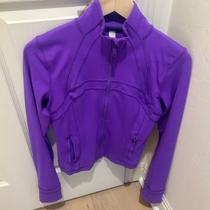 Lululemon define jacket atomic purple race length